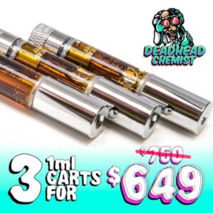 Deadhead Chemist 1ml DMT Cartridges – 3 Pack Deal