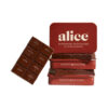 Learn about Alice Mushroom Chocolate, including its ingredients, functional mushrooms, flavor profiles, production process, and storage recommendations.