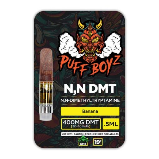 pb-nndmt-Banana-cart-510x510 Puff Boyz NN DMT Cartridge 5ml Banana Flavor